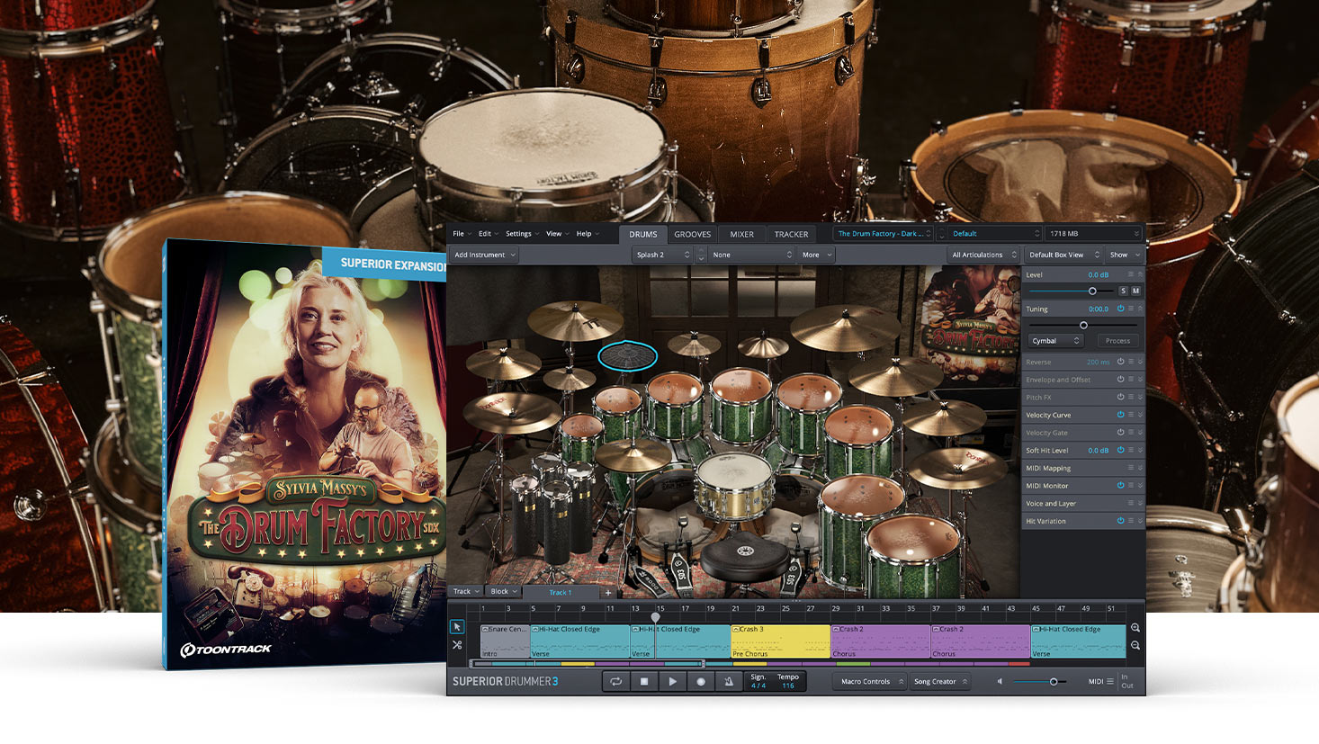 DRUM SOUNDS BY SYLVIA MASSY.