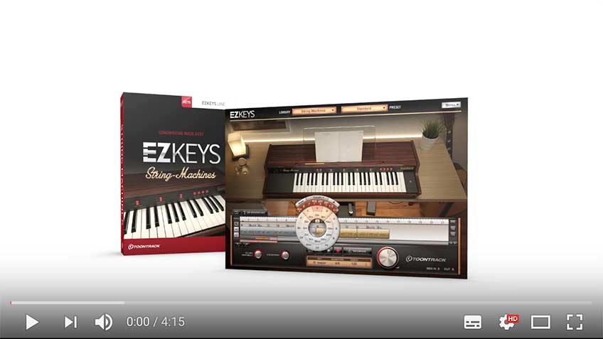 EZkeys string machine walkthrough.