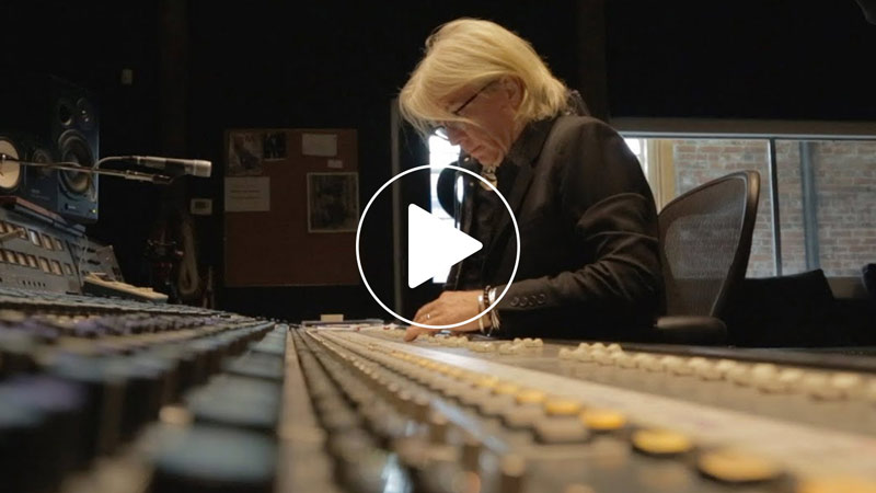 IN THE STUDIO WITH BOB ROCK.