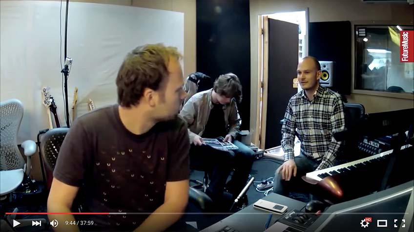 In the studio with Noisia.