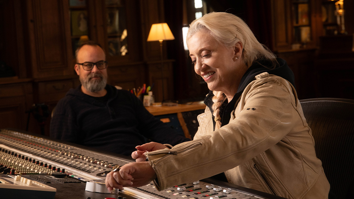 IN THE STUDIO WITH SYLVIA MASSY.
