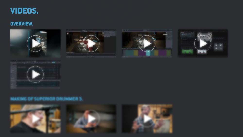 MORE SUPERIOR DRUMMER 3 VIDEOS.