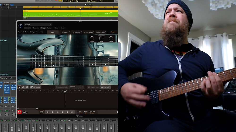RYAN BRUCE CHECKS OUT THE METAL EBX.