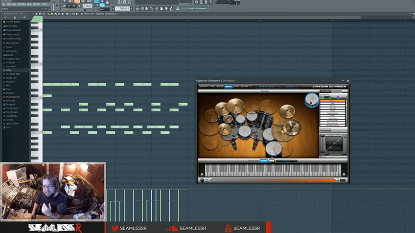 SEAMLESS: MY SUPERIOR DRUMMER 2 WORKFLOW.