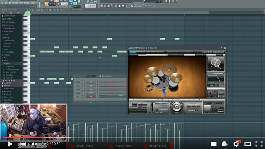 Superior drummer 2 goes electronic.