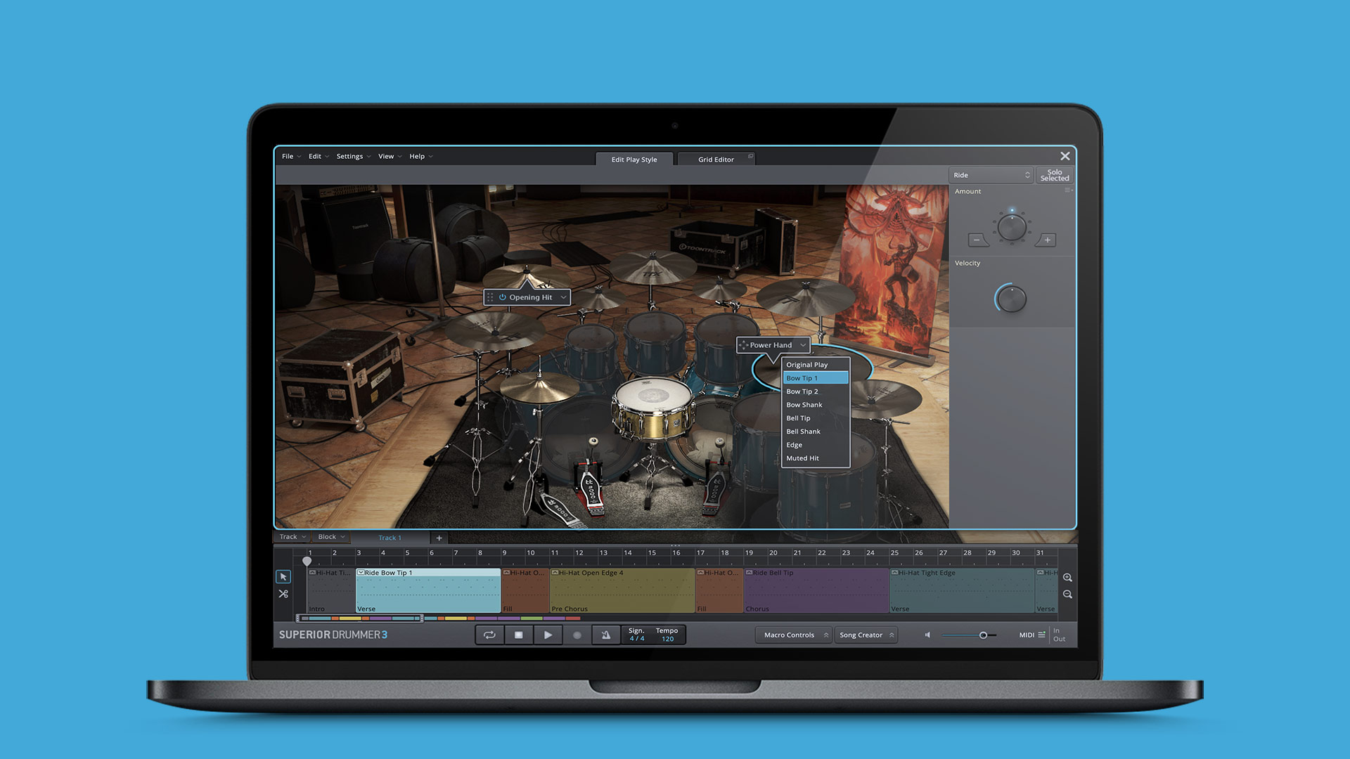 WORKING WITH MIDI IN SUPERIOR DRUMMER 3.