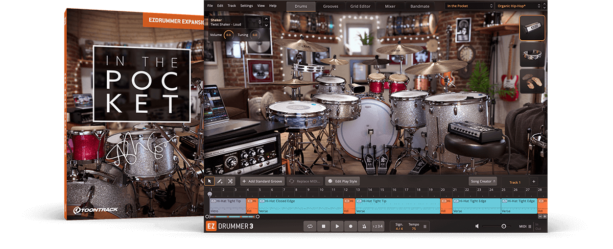 In the Pocket EZX | EZdrummer & Superior Drummer expansion | Toontrack