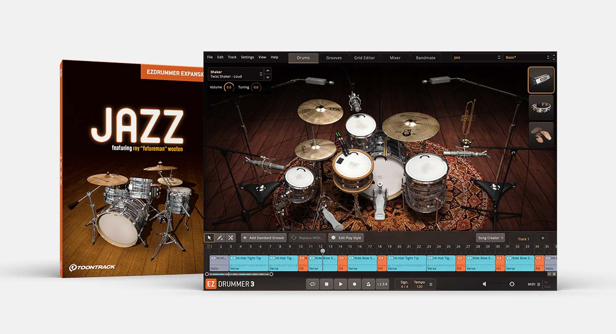 Jazz EZX | EZdrummer & Superior Drummer expansion | Toontrack