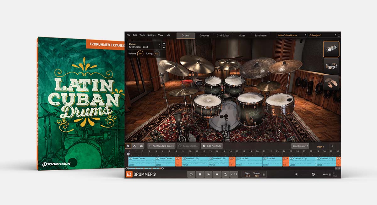 Latin Cuban Drums EZX | EZdrummer & Superior Drummer expansion