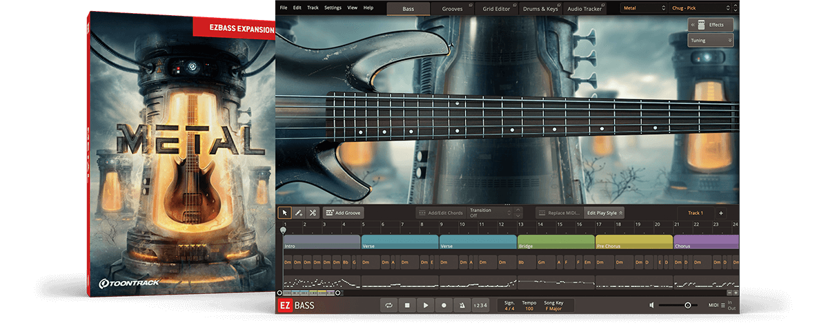 Metal EBX | EZbass expansion | Toontrack