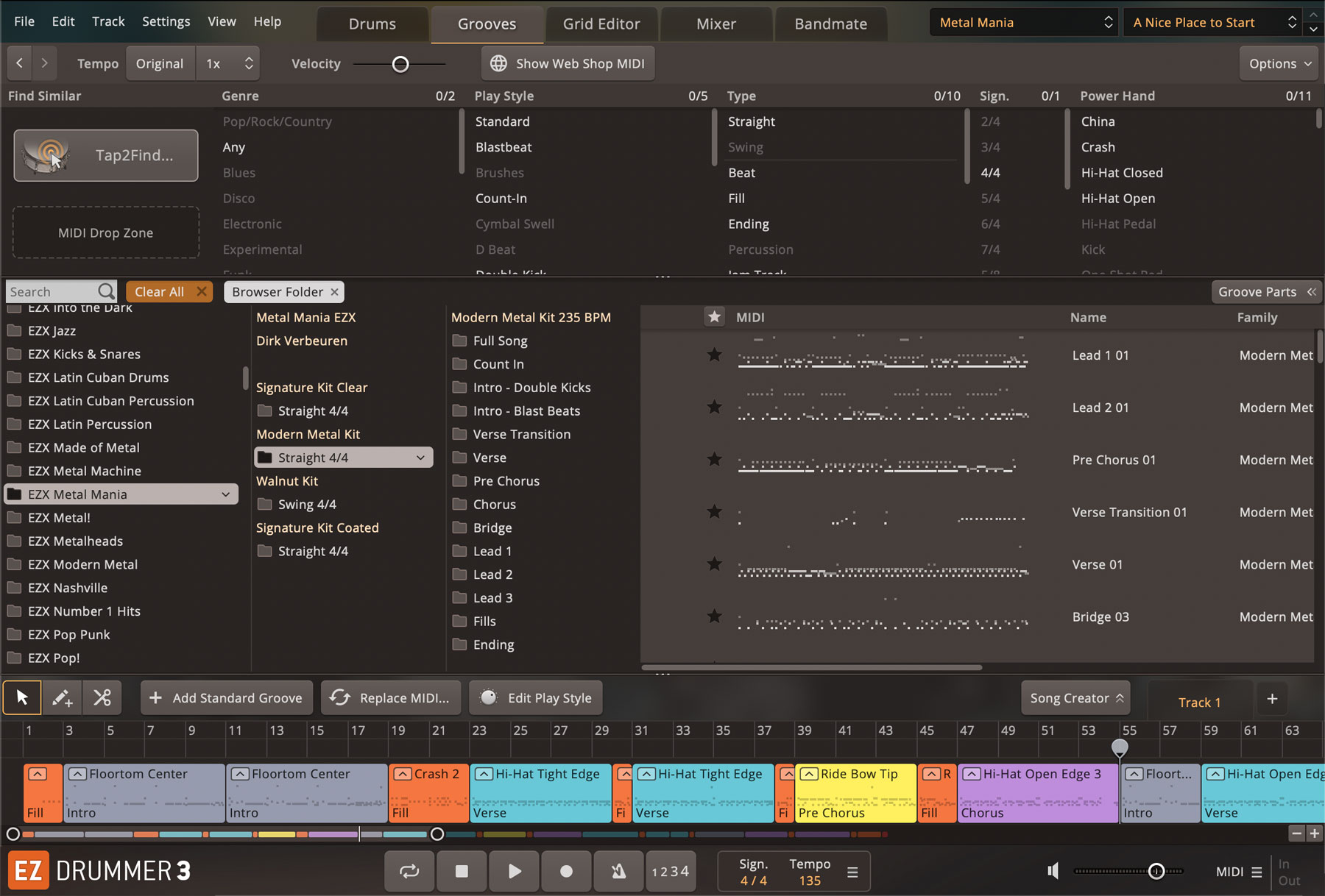Metal Mania EZX | EZdrummer & Superior Drummer expansion | Toontrack