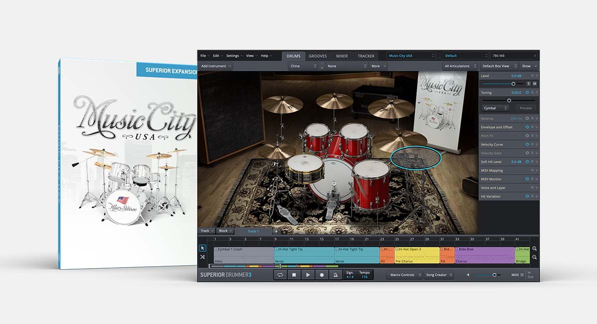 Music City USA SDX | Superior Drummer expansion | Toontrack