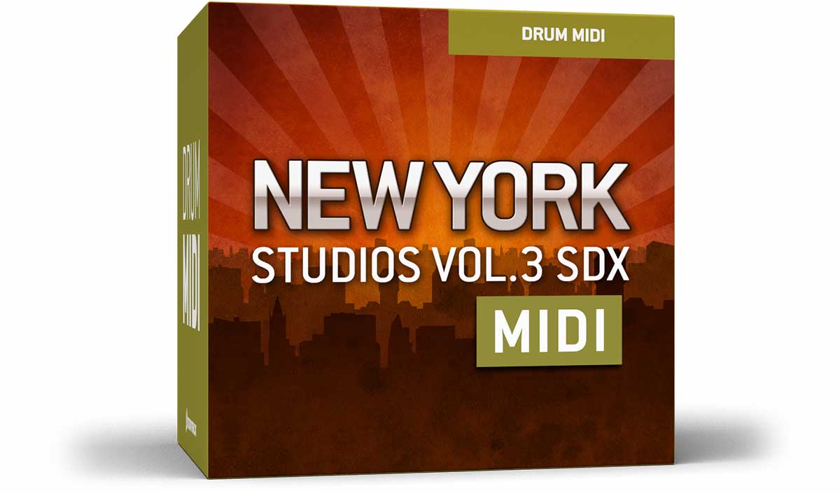 New York Studios Vol.3 MIDI | Drum MIDI for EZdrummer & Superior
