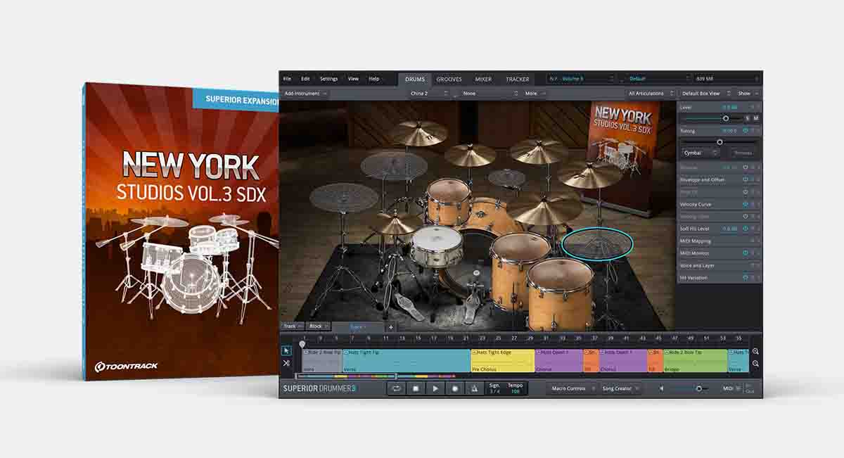 PETE YORK'S SUPER DRUMMING VOL.1-3セット New York Studios Vol.3 SDX | Superior Drummer expansion | Toontrack