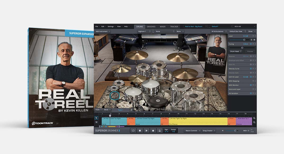 Real to Reel SDX | Superior Drummer expansion | Toontrack