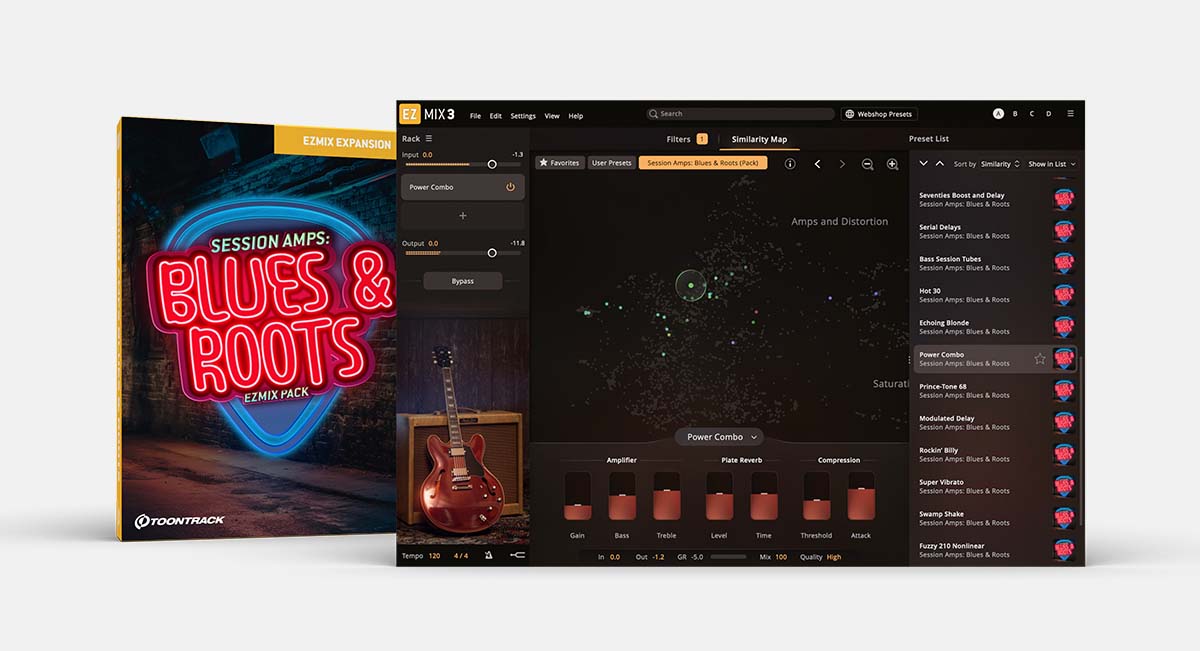 Session Amps: Blues & Roots EZmix Pack | EZmix expansion | Toontrack