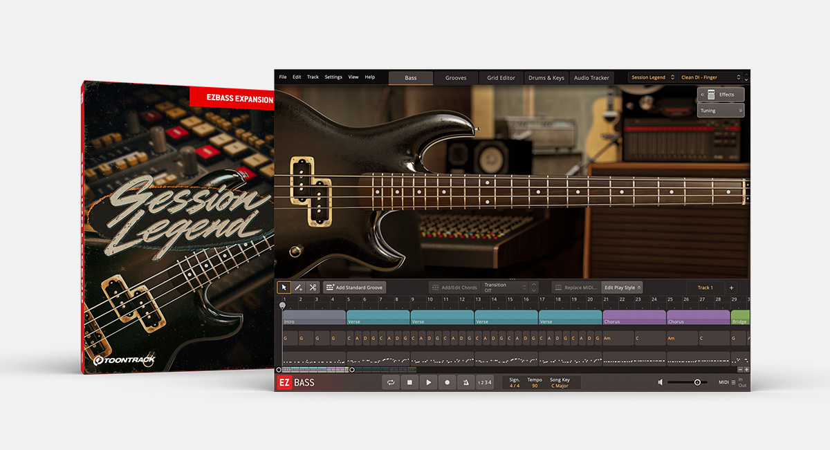 Ebisuyxオーダーページ Session Legend EBX | EZbass expansion | Toontrack