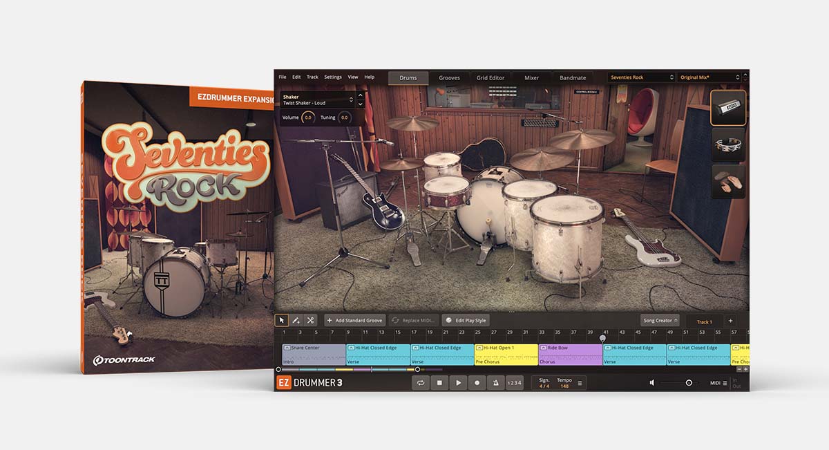 Seventies Rock EZX | EZdrummer & Superior Drummer expansion