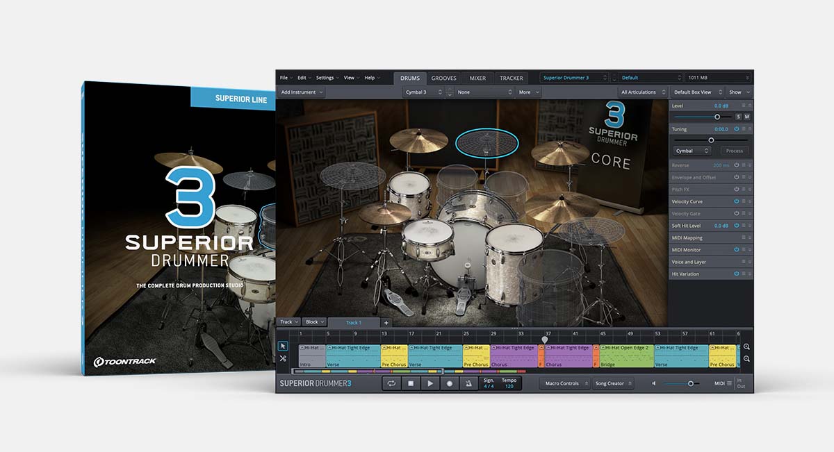えんじゅ様　SUPERIOR DRUMMER 3 Superior Drummer 3 | Software for professional drum production