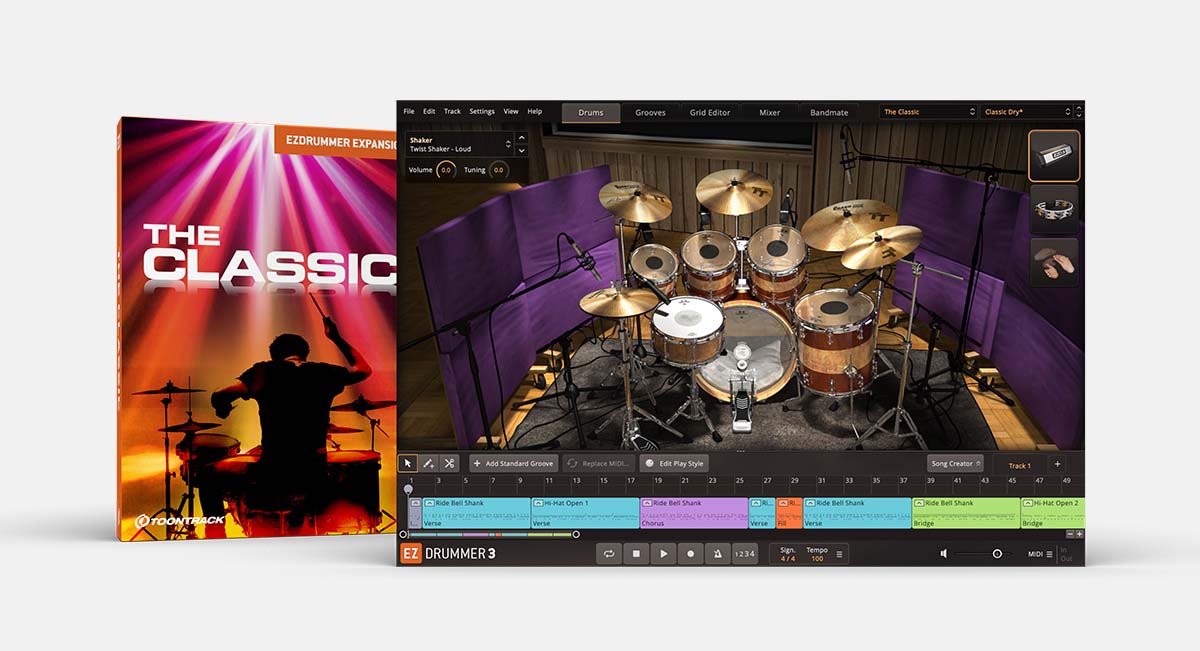 The Classic EZX | EZdrummer & Superior Drummer expansion | Toontrack