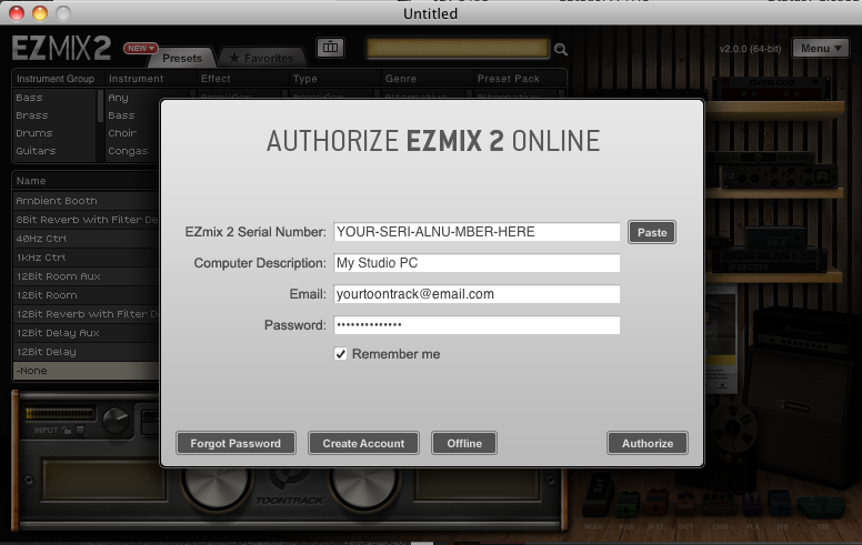 Ezdrummer Authorization Code Free Download